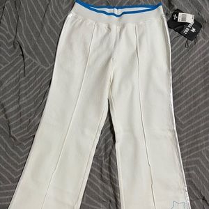 White/blue jogging pants